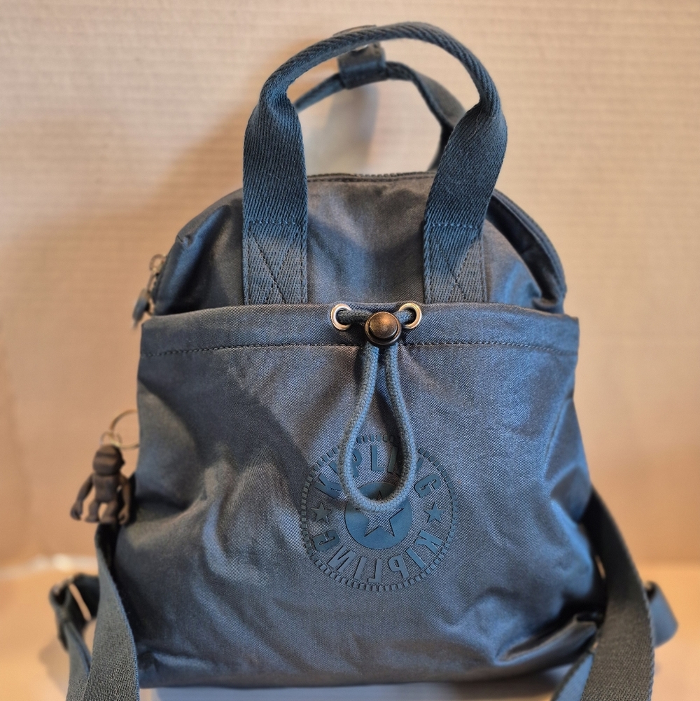 Kipling Goyo Mini Backpack Dynamic Beetle Teal Color..EUC
